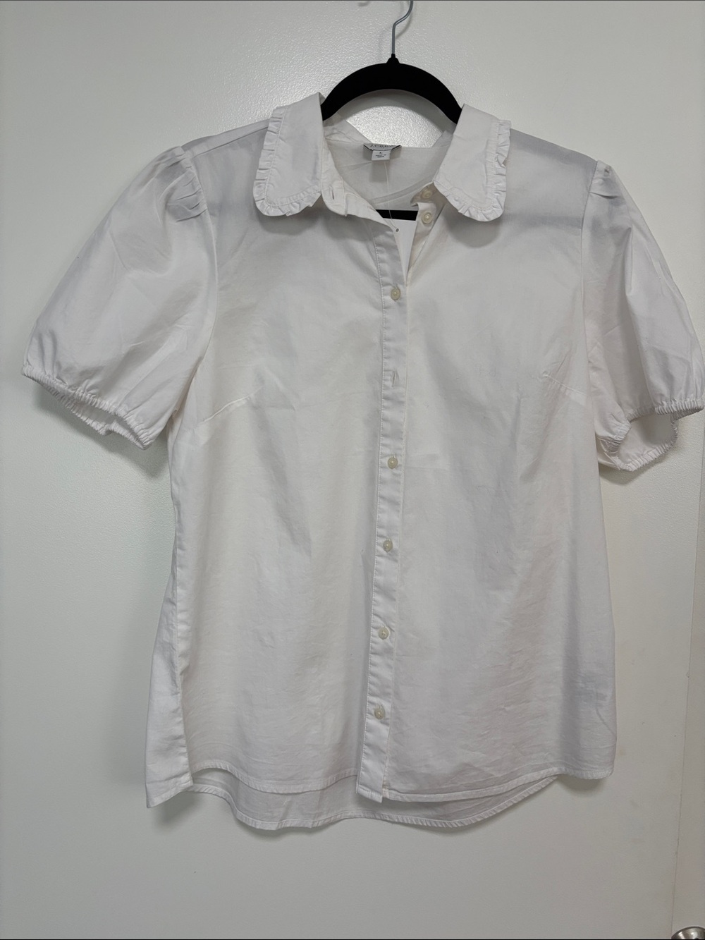 J. Crew White Women's Button-Down Shirt - Picture 4 of 6